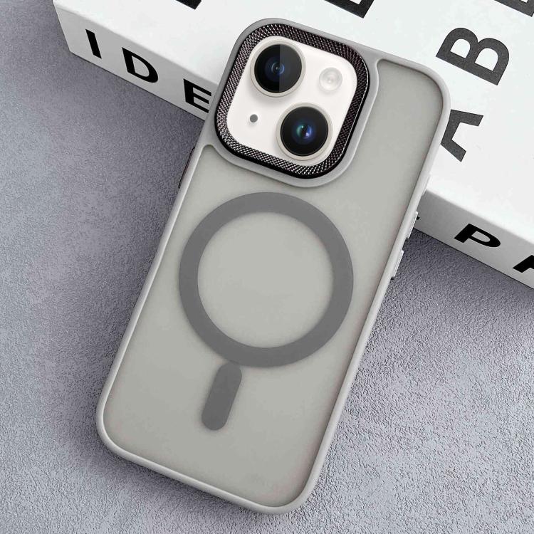 Diamond Lens Frame PC Hybrid TPU MagSafe Phone Case, For iPhone 15 Pro Max, For iPhone 15 Pro, For iPhone 15, For iPhone 14