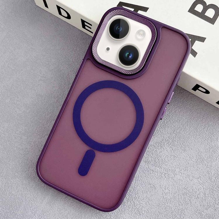Diamond Lens Frame PC Hybrid TPU MagSafe Phone Case, For iPhone 15 Pro Max, For iPhone 15 Pro, For iPhone 15, For iPhone 14