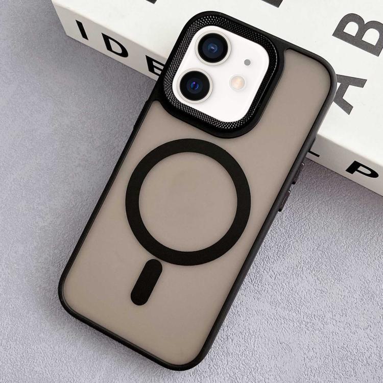 Diamond Lens Frame PC Hybrid TPU MagSafe Phone Case, For iPhone 13, For iPhone 12, For iPhone 12 Pro Max, For iPhone 12 Pro