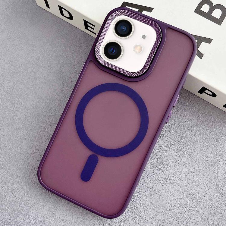 Diamond Lens Frame PC Hybrid TPU MagSafe Phone Case, For iPhone 13, For iPhone 12, For iPhone 12 Pro Max, For iPhone 12 Pro