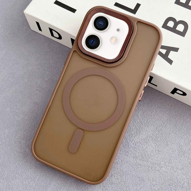 Diamond Lens Frame PC Hybrid TPU MagSafe Phone Case, For iPhone 13, For iPhone 12, For iPhone 12 Pro Max, For iPhone 12 Pro