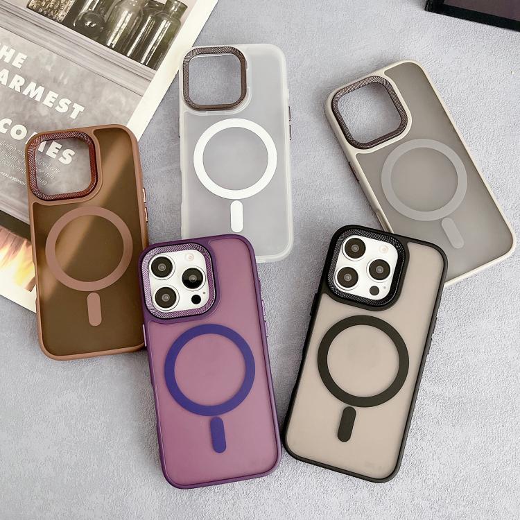 Diamond Lens Frame PC Hybrid TPU MagSafe Phone Case, For iPhone 15 Pro Max, For iPhone 15 Pro, For iPhone 15, For iPhone 14