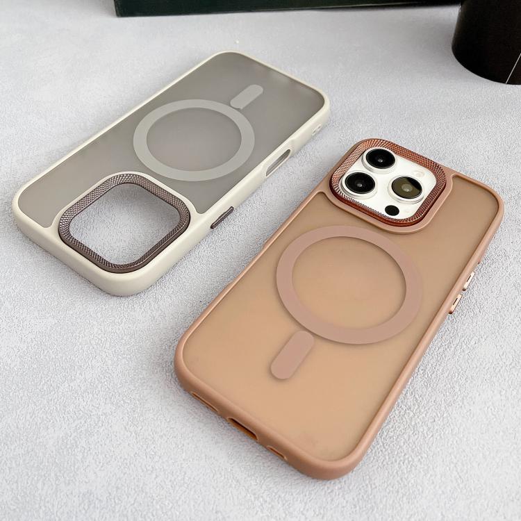 Diamond Lens Frame PC Hybrid TPU MagSafe Phone Case, For iPhone 15 Pro Max, For iPhone 15 Pro, For iPhone 15, For iPhone 14