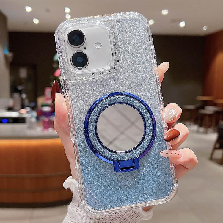 Mirror Holder Glitterr MagSafe Phone Case, For iPhone 16 Pro Max, For iPhone 16 Pro, For iPhone 16 Plus, For iPhone 16