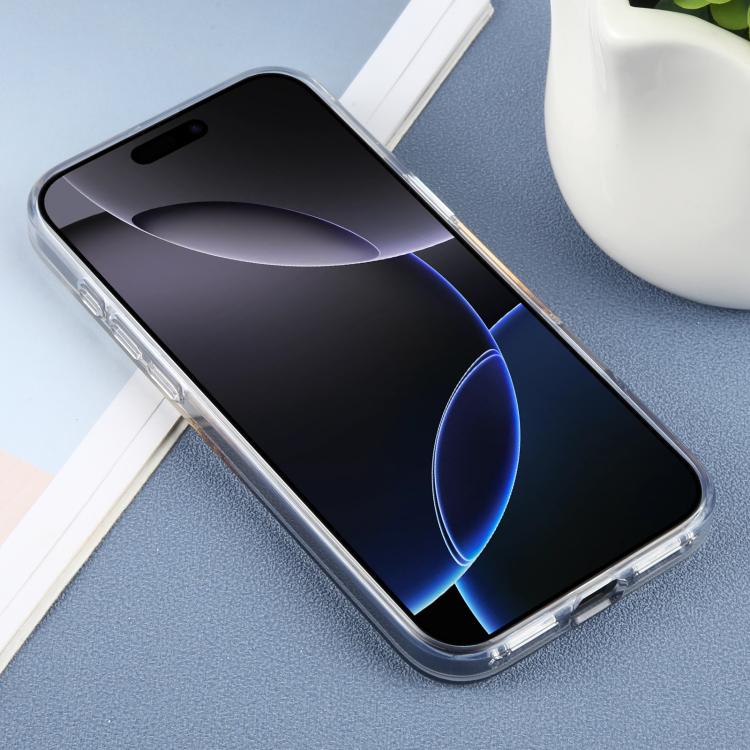 DFANS DESIGN Dual Color Starlight Shining TPU Hybrid PC Phone Case, For iPhone 16 Pro Max