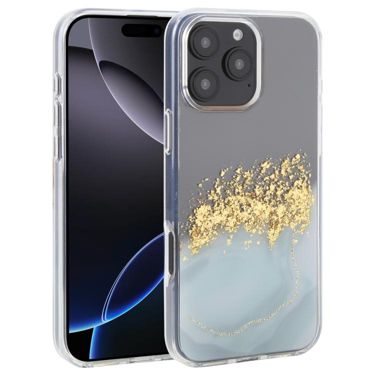 DFANS DESIGN Dual Color Starlight Shining TPU Hybrid PC Phone Case, For iPhone 16 Pro Max