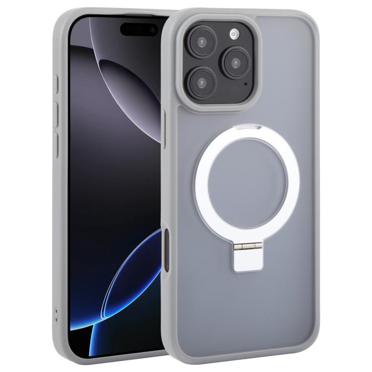 DFANS DESIGN Frosted Magsafe Magnetic Holder Phone Case, For iPhone 16 Pro Max