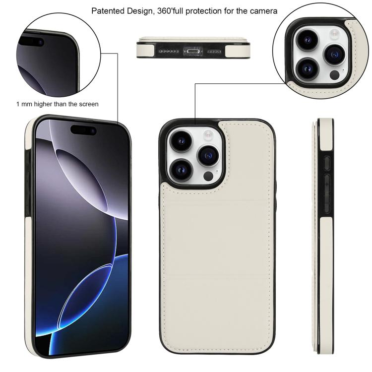 Tri-fold Holder Leather Phone Case with Card Slot, For iPhone 16 Pro Max, For iPhone 16 Pro, For iPhone 16 Plus, For iPhone 16