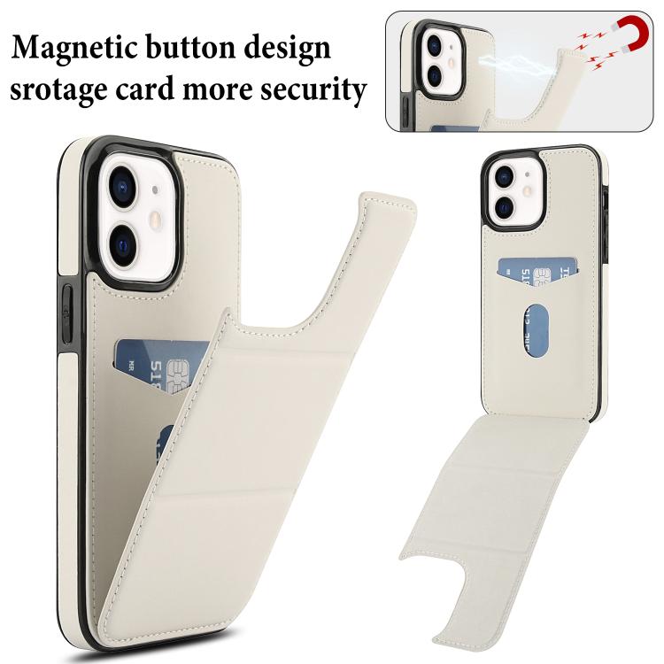 Tri-fold Holder Leather Phone Case with Card Slot, For iPhone 12 mini, For iPhone 11 Pro Max, For iPhone 11, For iPhone 11 Pro