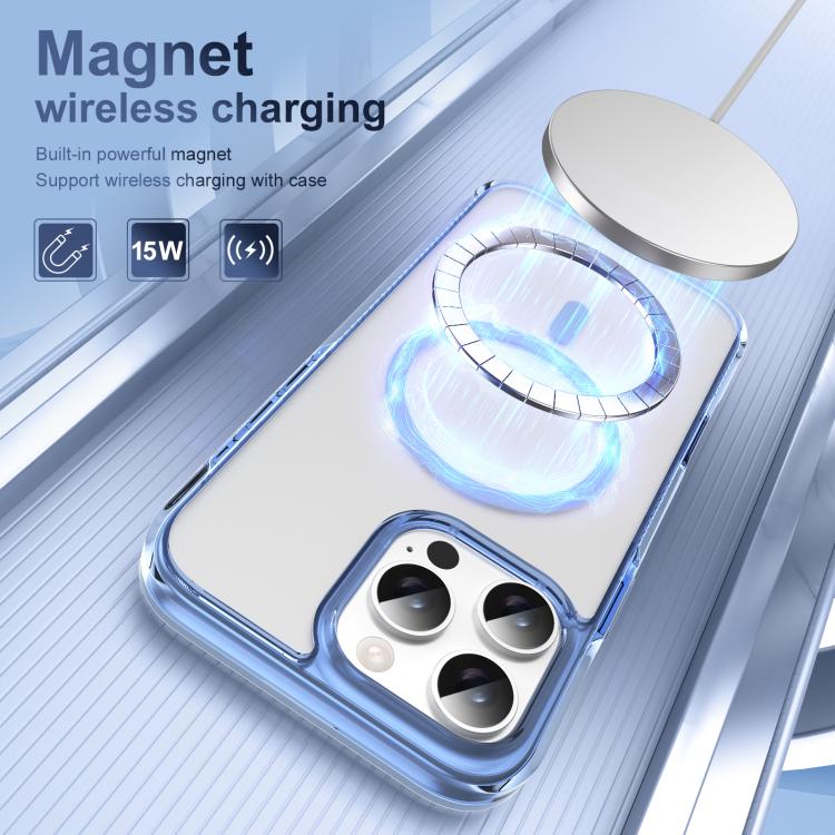 Translucent Frosted MagSafe Phone Case with AI Button, For iPhone 16 Pro Max, For iPhone 16 Pro, For iPhone 16 Plus, For iPhone 16