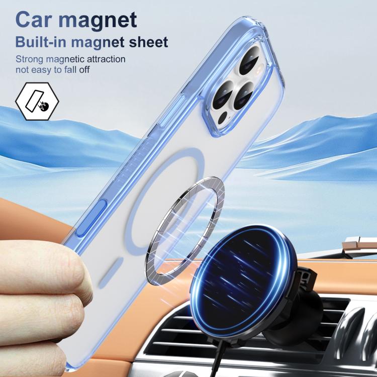 Translucent Frosted MagSafe Phone Case with AI Button, For iPhone 16 Pro Max, For iPhone 16 Pro, For iPhone 16 Plus, For iPhone 16
