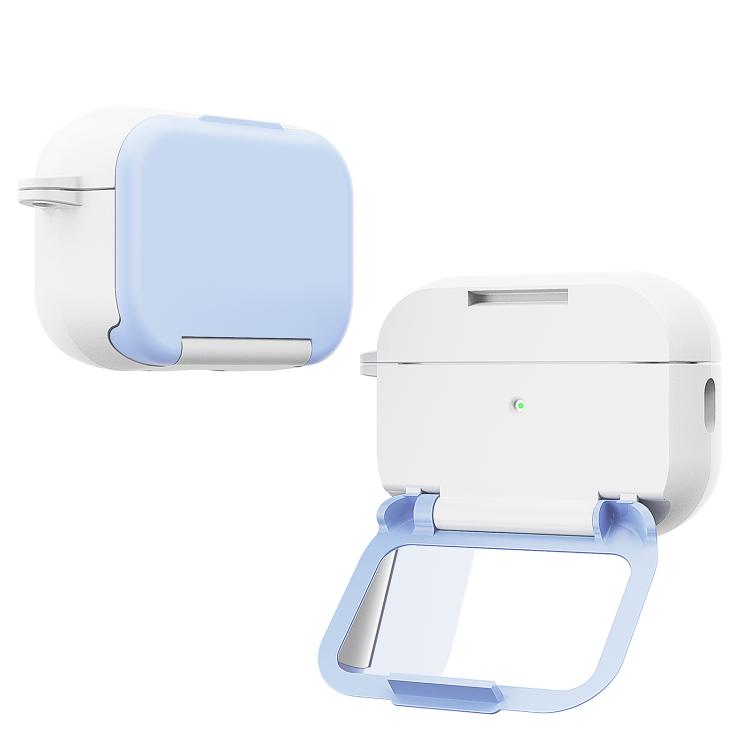 Mirror Stand Silicone Earphones Protective Case, For AirPods Pro, For AirPods Pro 2, For AirPods 4, For AirPods 3
