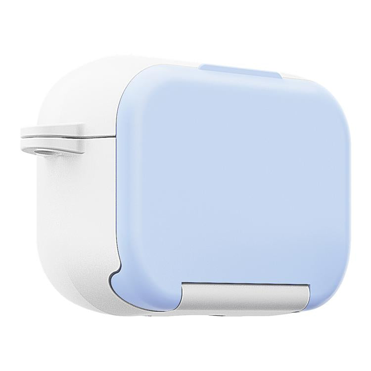 Mirror Stand Silicone Earphones Protective Case, For AirPods Pro, For AirPods Pro 2, For AirPods 4, For AirPods 3