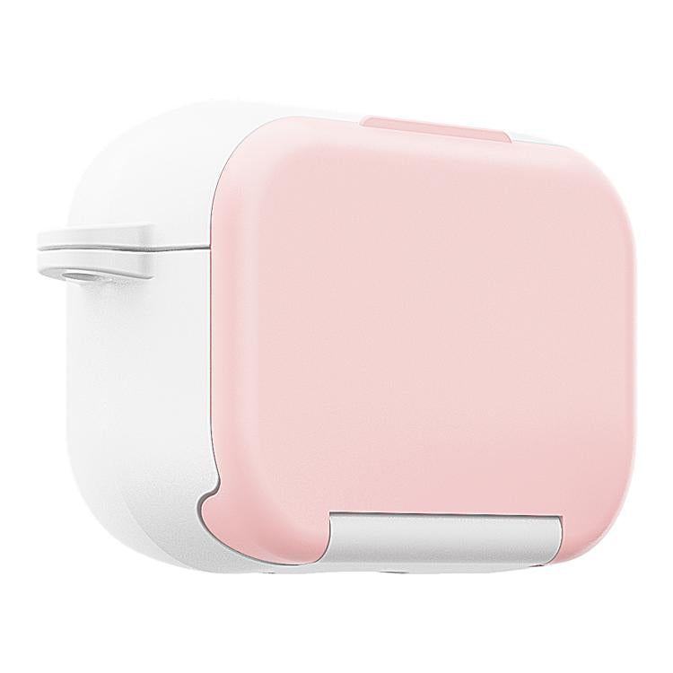 Mirror Stand Silicone Earphones Protective Case, For AirPods Pro, For AirPods Pro 2, For AirPods 4, For AirPods 3