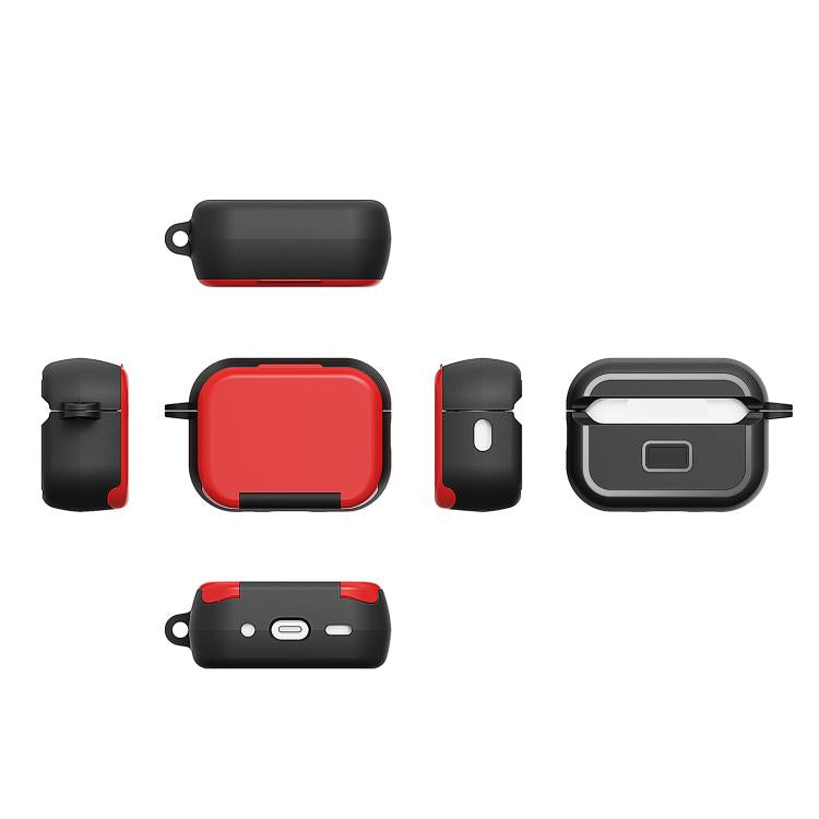 Mirror Stand Silicone Earphones Protective Case, For AirPods Pro, For AirPods Pro 2, For AirPods 4, For AirPods 3