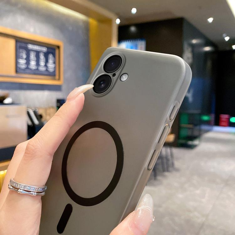 Fine Hole Ice Fog MagSafe PC Phone Case, For iPhone 16, For iPhone 15 Pro Max, For iPhone 15 Pro