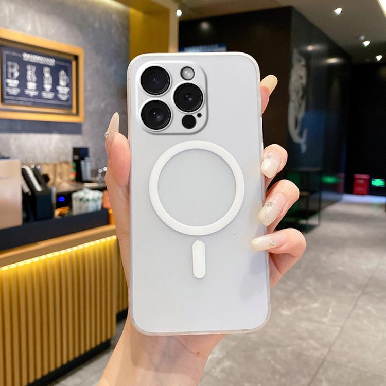 Fine Hole Ice Fog MagSafe PC Phone Case, For iPhone 16, For iPhone 15 Pro Max, For iPhone 15 Pro
