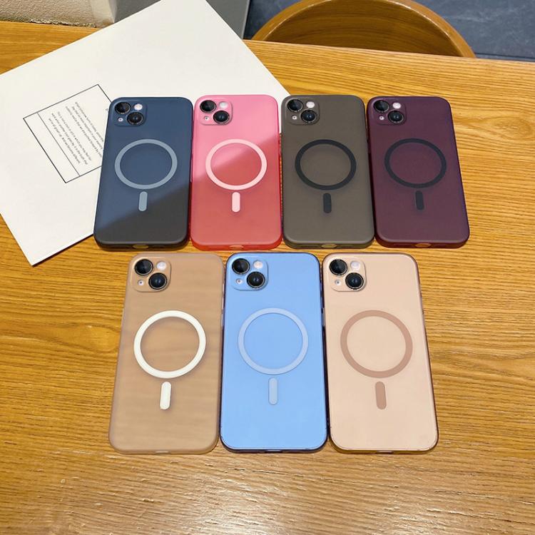 Fine Hole Ice Fog MagSafe PC Phone Case, For iPhone 15 Plus, For iPhone 15, For iPhone 14 Plus