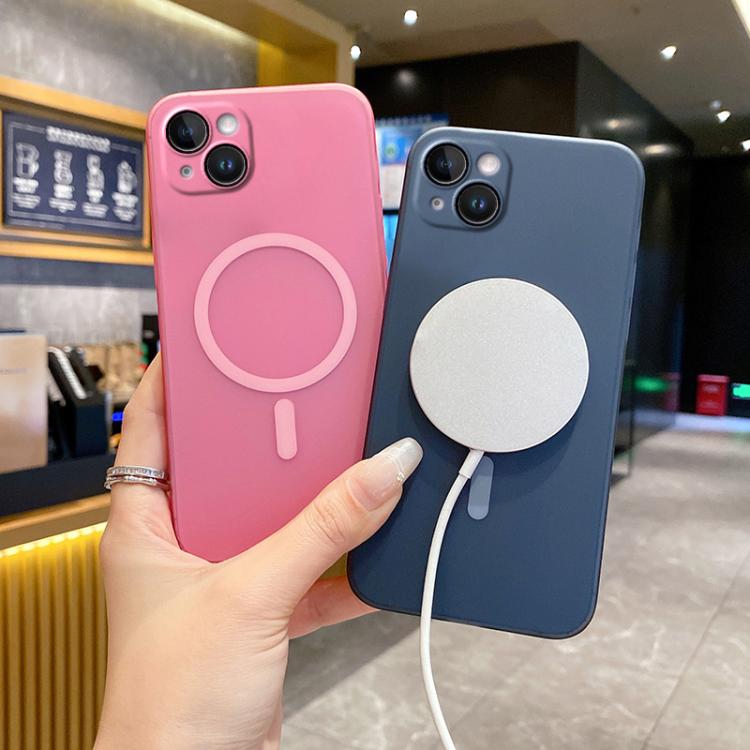 Fine Hole Ice Fog MagSafe PC Phone Case, For iPhone 15 Plus, For iPhone 15, For iPhone 14 Plus