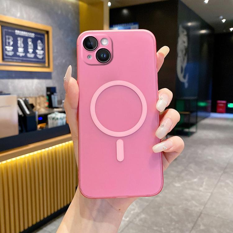 Fine Hole Ice Fog MagSafe PC Phone Case, For iPhone 15 Plus, For iPhone 15, For iPhone 14 Plus