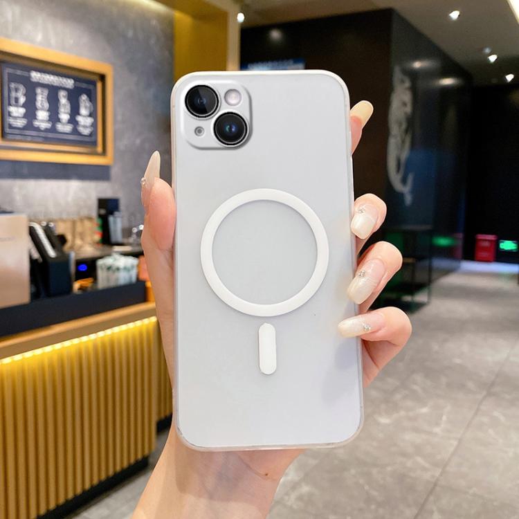 Fine Hole Ice Fog MagSafe PC Phone Case, For iPhone 15 Plus, For iPhone 15, For iPhone 14 Plus