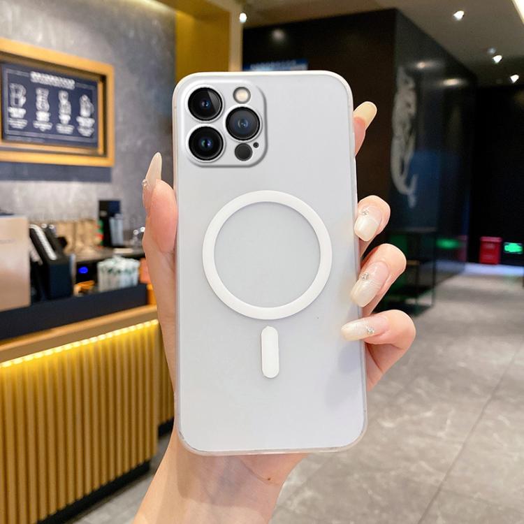Fine Hole Ice Fog MagSafe PC Phone Case, For iPhone 13 Pro Max, For iPhone 13 Pro, For iPhone 13