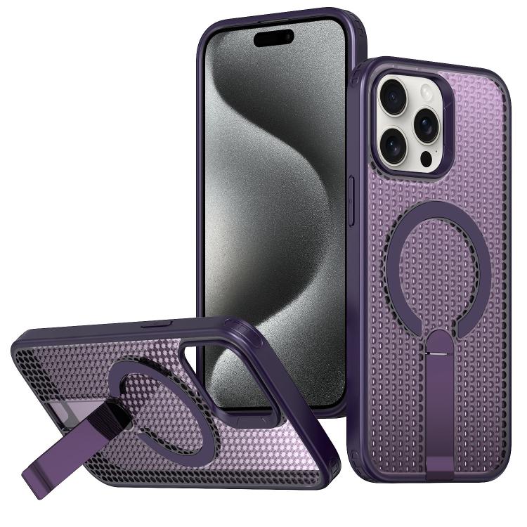 Honeycomb Cooling MagSafe Holder Phone Case