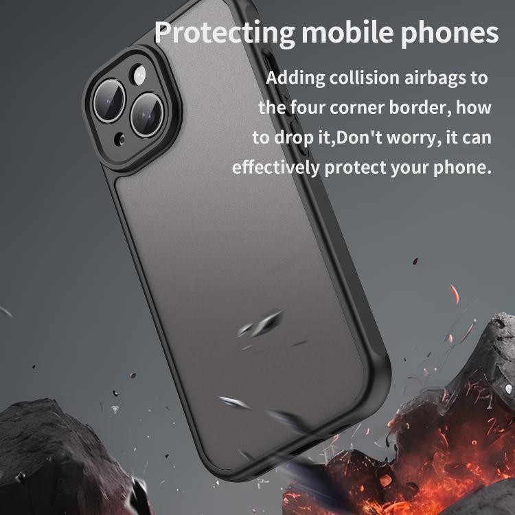 Fan Dun Series TPU Hybrid PC Frosted Phone Case, For iPhone 16 Pro, For iPhone 16 Plus, For iPhone 16, For iPhone 15 Pro Max, For iPhone 15 Pro, For iPhone 15 Plus