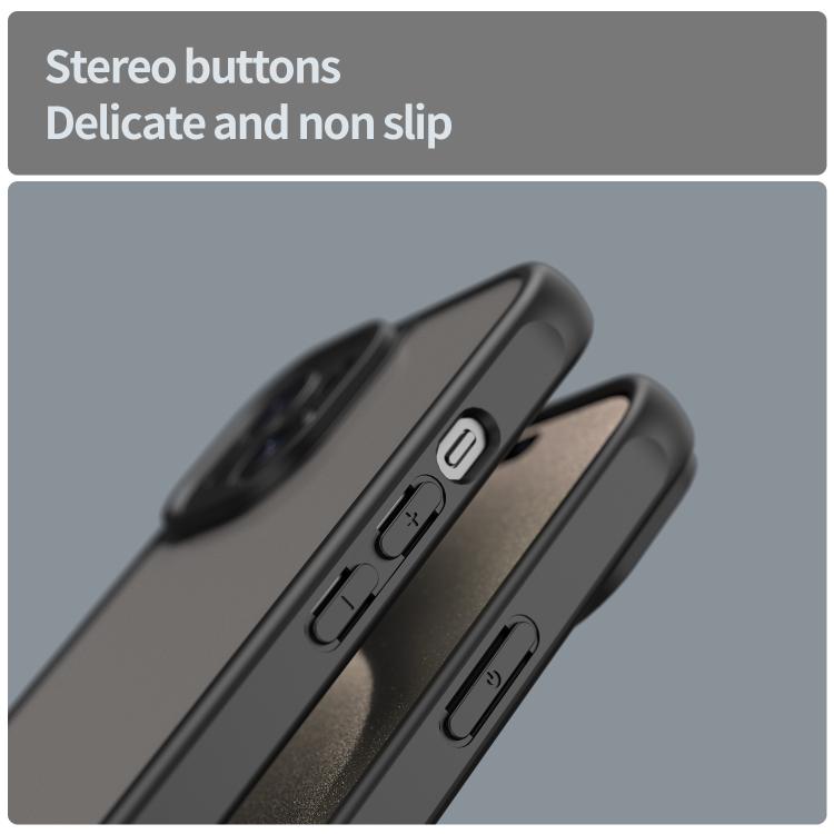 Fan Dun Series TPU Hybrid PC Frosted Phone Case, For iPhone 16 Pro, For iPhone 16 Plus, For iPhone 16, For iPhone 15 Pro Max, For iPhone 15 Pro, For iPhone 15 Plus