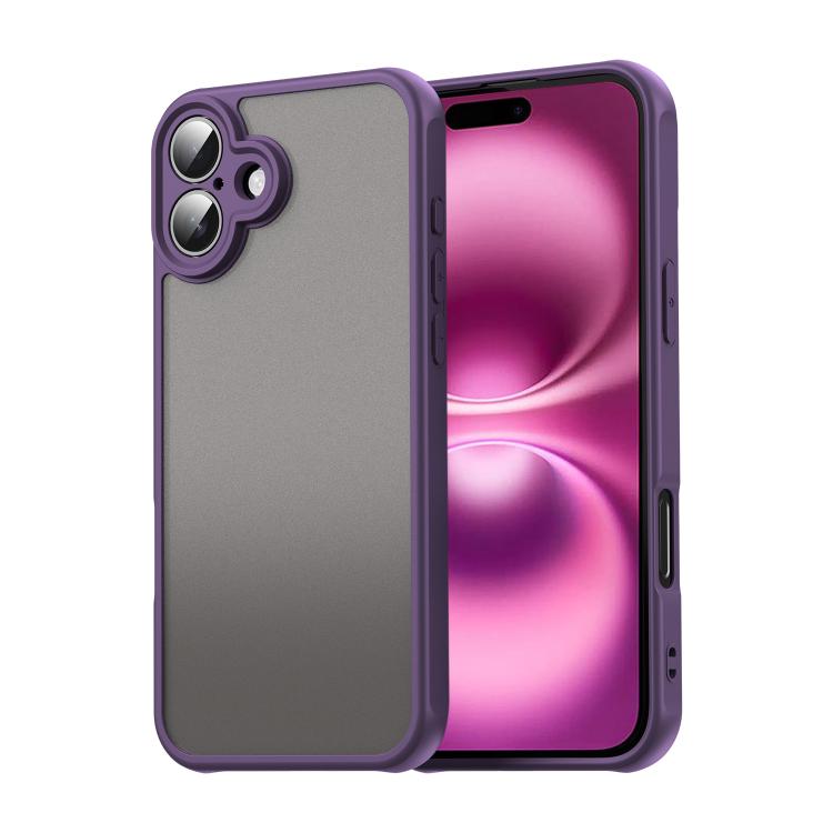 Fan Dun Series TPU Hybrid PC Frosted Phone Case, For iPhone 16 Pro, For iPhone 16 Plus, For iPhone 16, For iPhone 15 Pro Max, For iPhone 15 Pro, For iPhone 15 Plus