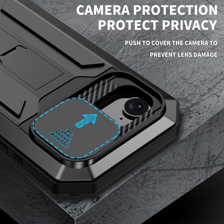 Sliding Camera IP68 Waterproof Holder Phone Case, For iPhone 16e