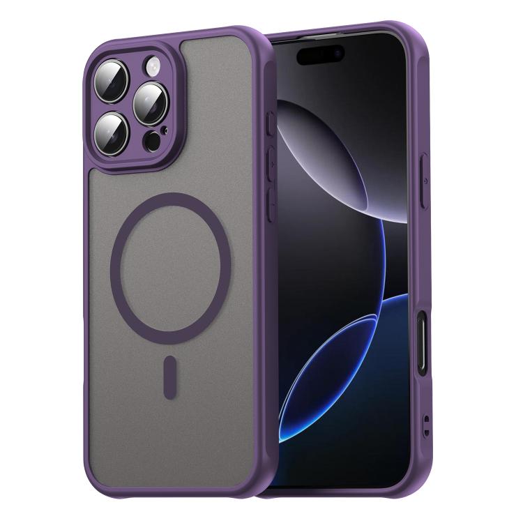 Fan Dun Series TPU Hybrid PC Frosted Magsafe Phone Case, For iPhone 16 Pro, For iPhone 16 Plus, For iPhone 16, For iPhone 15 Pro Max, For iPhone 15 Pro, For iPhone 15 Plus