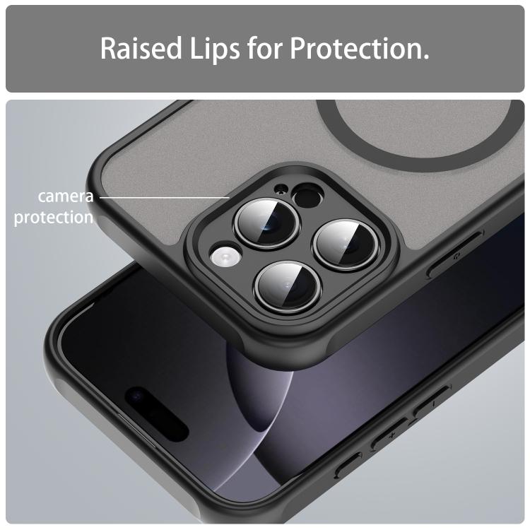 Fan Dun Series TPU Hybrid PC Frosted Magsafe Phone Case, For iPhone 13 Pro, For iPhone 13