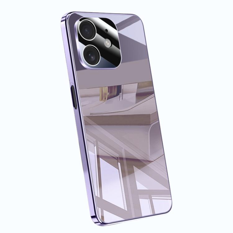 Electroplating Ice Crystal Airbag Full Coverage Shockproof Phone Case