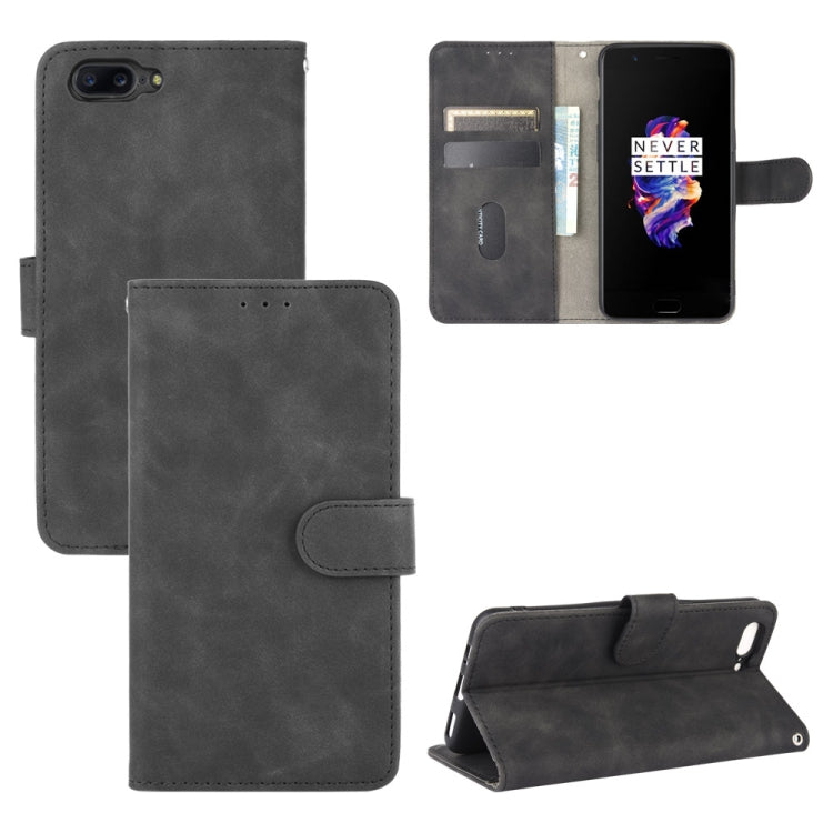 Solid Color Skin Feel Magnetic Buckle Horizontal Flip Calf Texture PU Leather Case with Holder & Card Slots & Wallet, For OnePlus Nord, For OnePlus 8, For OnePlus 5, For OnePlus 8 Pro