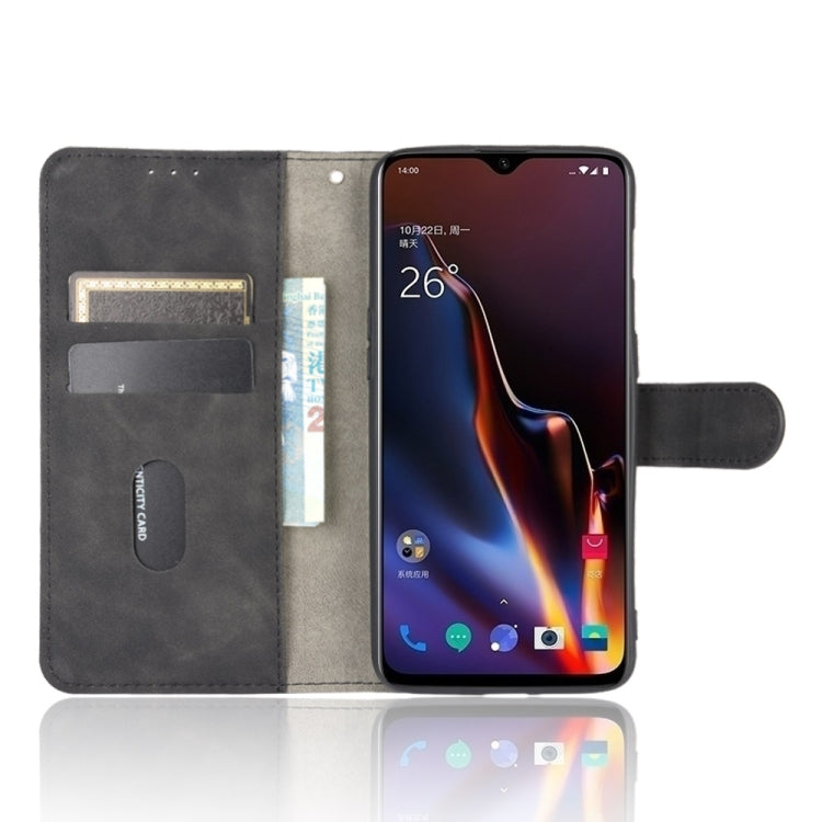 Solid Color Skin Feel Magnetic Buckle Horizontal Flip Calf Texture PU Leather Case with Holder & Card Slots & Wallet, For OnePlus 6T, For OnePlus 7, For BlackBerry Priv, For OnePlus 7 Pro