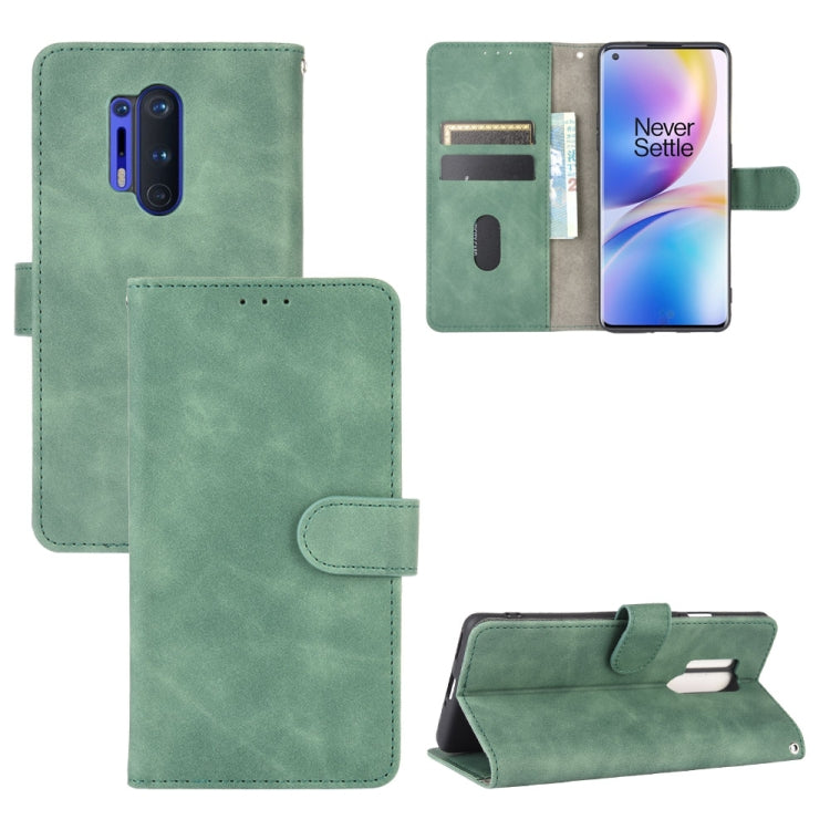 Solid Color Skin Feel Magnetic Buckle Horizontal Flip Calf Texture PU Leather Case with Holder & Card Slots & Wallet, For OnePlus Nord, For OnePlus 8, For OnePlus 5, For OnePlus 8 Pro