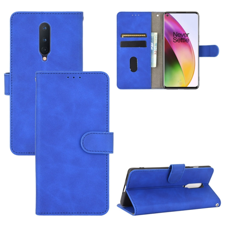 Solid Color Skin Feel Magnetic Buckle Horizontal Flip Calf Texture PU Leather Case with Holder & Card Slots & Wallet, For OnePlus Nord, For OnePlus 8, For OnePlus 5, For OnePlus 8 Pro