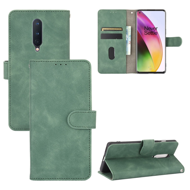 Solid Color Skin Feel Magnetic Buckle Horizontal Flip Calf Texture PU Leather Case with Holder & Card Slots & Wallet, For OnePlus Nord, For OnePlus 8, For OnePlus 5, For OnePlus 8 Pro