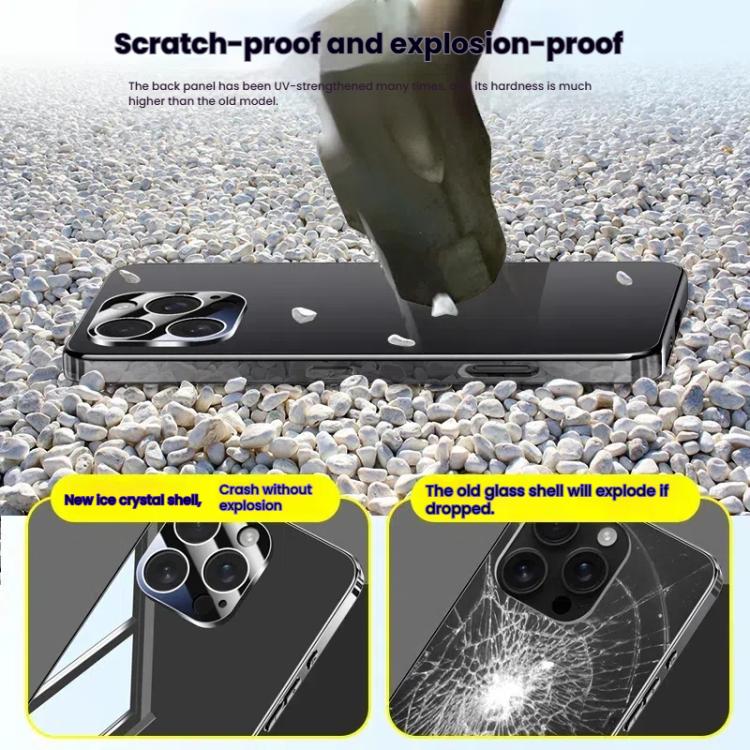 Electroplating Ice Crystal Airbag Full Coverage Shockproof Phone Case