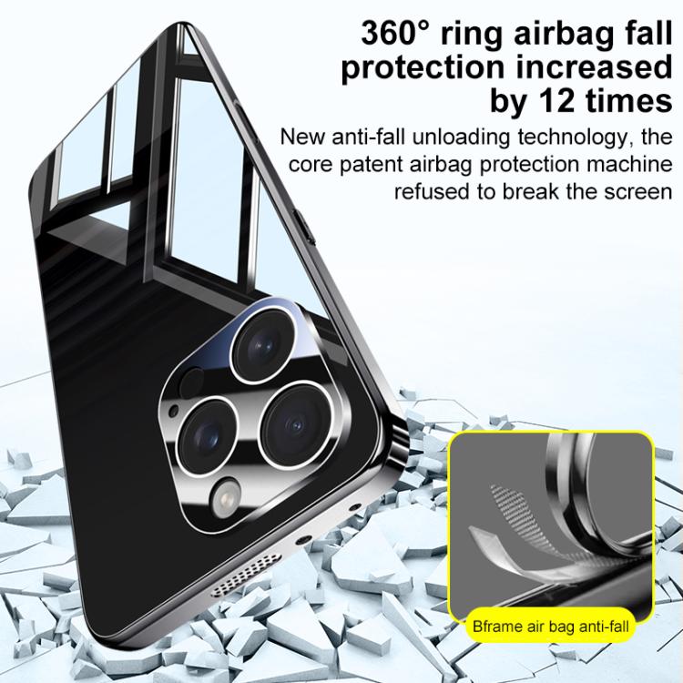 Electroplating Ice Crystal Airbag Full Coverage Shockproof Phone Case