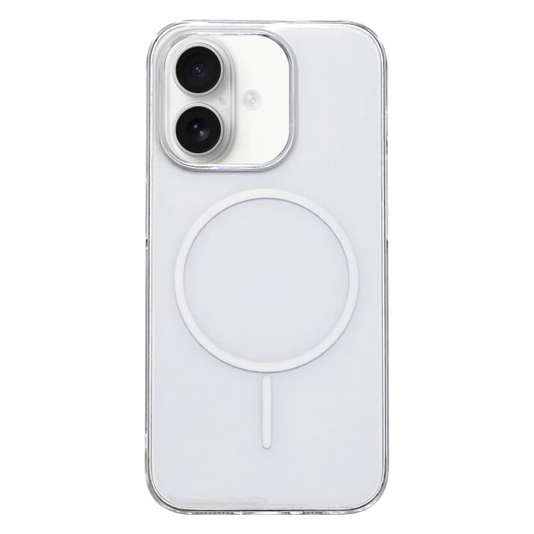 Clear Color PC Thin Circle MagSafe Phone Case, For iPhone 16, For iPhone 15 Pro Max, For iPhone 15 Pro