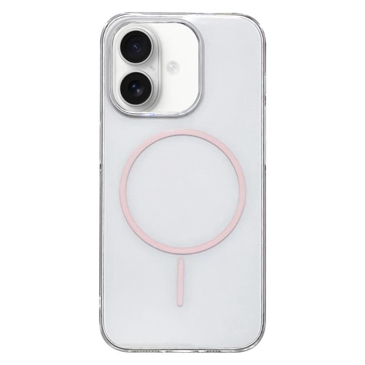 Clear Color PC Thin Circle MagSafe Phone Case, For iPhone 16, For iPhone 15 Pro Max, For iPhone 15 Pro