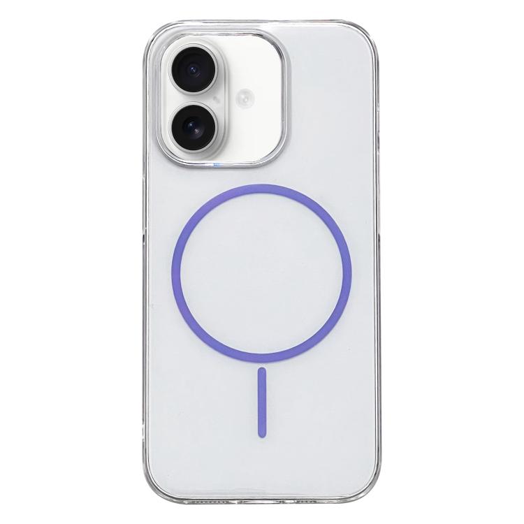 Clear Color PC Thin Circle MagSafe Phone Case, For iPhone 16, For iPhone 15 Pro Max, For iPhone 15 Pro