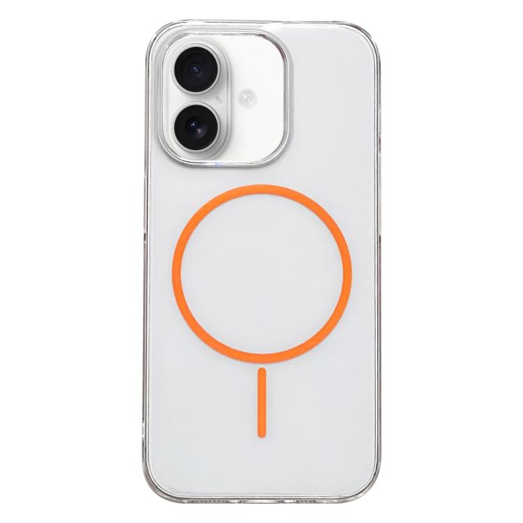 Clear Color PC Thin Circle MagSafe Phone Case, For iPhone 16, For iPhone 15 Pro Max, For iPhone 15 Pro