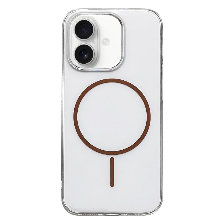 Clear Color PC Thin Circle MagSafe Phone Case, For iPhone 16, For iPhone 15 Pro Max, For iPhone 15 Pro