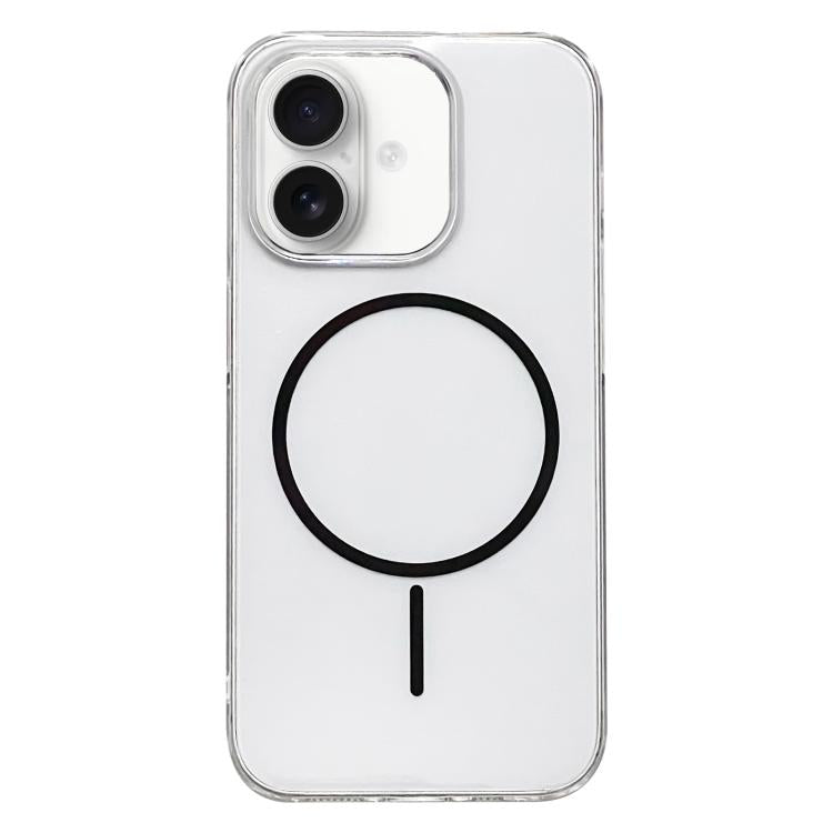 Clear Color PC Thin Circle MagSafe Phone Case, For iPhone 16, For iPhone 15 Pro Max, For iPhone 15 Pro