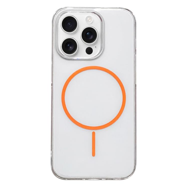 Clear Color PC Thin Circle MagSafe Phone Case, For iPhone 13 Pro, For iPhone 12 / 12 Pro, For iPhone 12 Pro Max