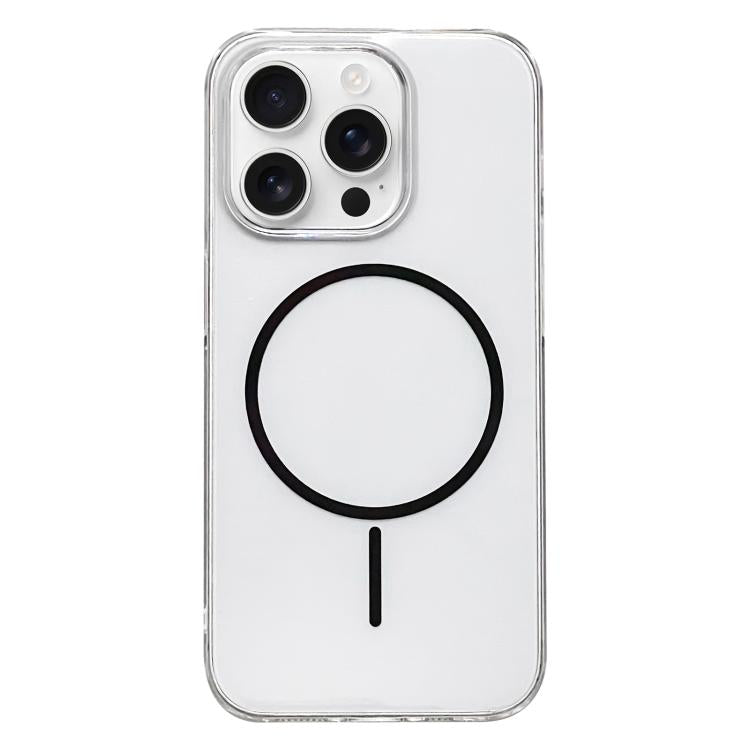 Clear Color PC Thin Circle MagSafe Phone Case, For iPhone 13 Pro, For iPhone 12 / 12 Pro, For iPhone 12 Pro Max