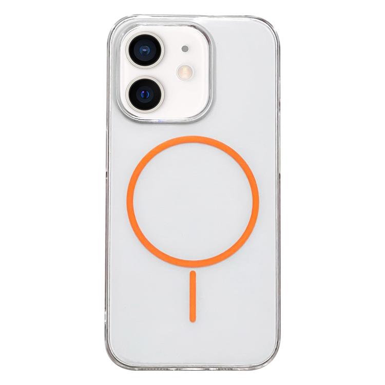 Clear Color PC Thin Circle MagSafe Phone Case, For iPhone 13 Pro, For iPhone 12 / 12 Pro, For iPhone 12 Pro Max
